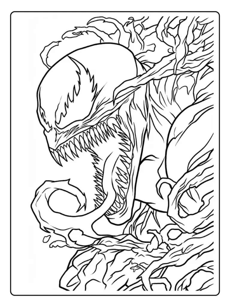 Venom Da Colorare